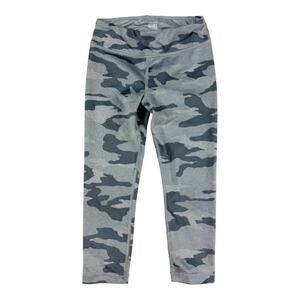 Athleta Girl Chit Chat Capri Leggings Gray Camo Size S/7